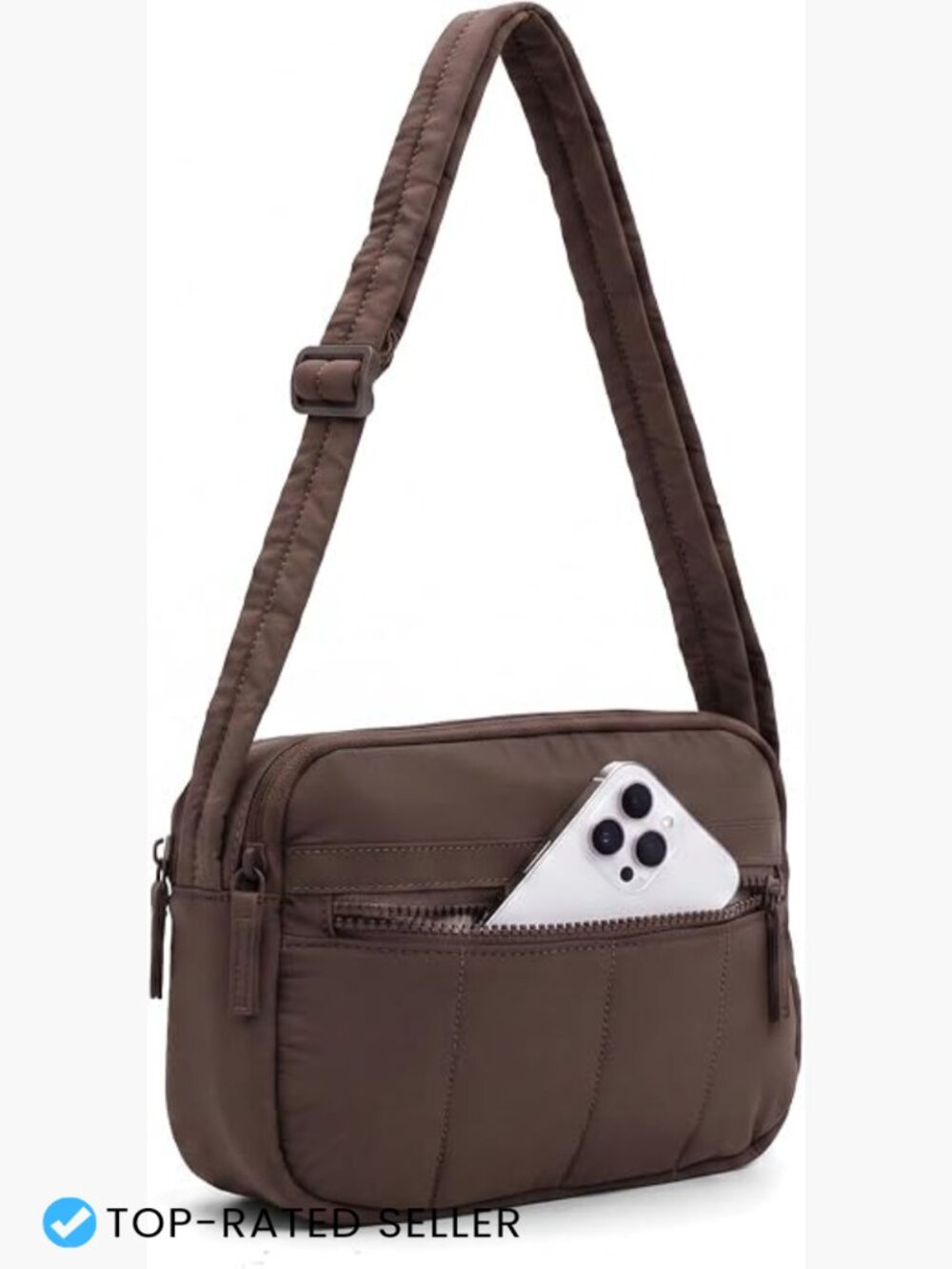 Crossbody Bag Mini Purse Lightweight Nylon Travel Hands-Free Chic Everyday
